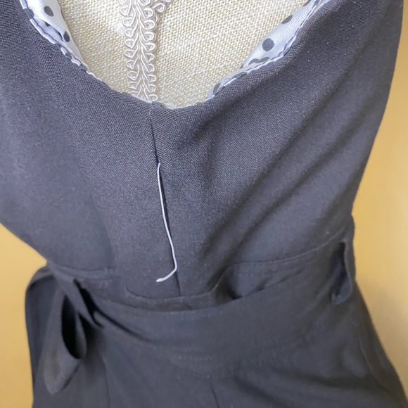 Sandra Darren Zip Front Belted Dress - Picture 5 of 9